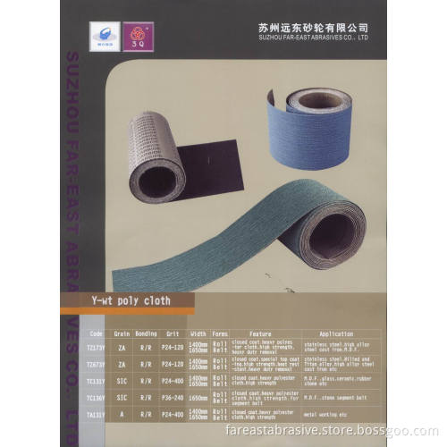 Abrasive Zirconium Cloth Roll (TZ673Y)